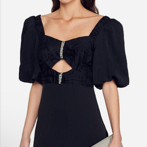 Sandro Fabala Dress With Rhinestones NWT - Picture 2 of 15